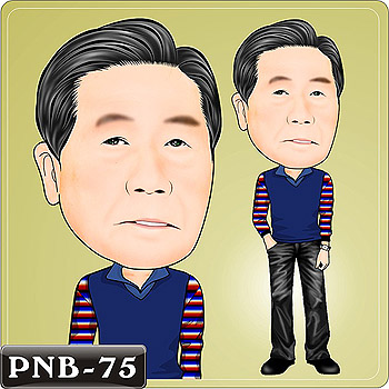 男生人像Q版漫畫PNB-75